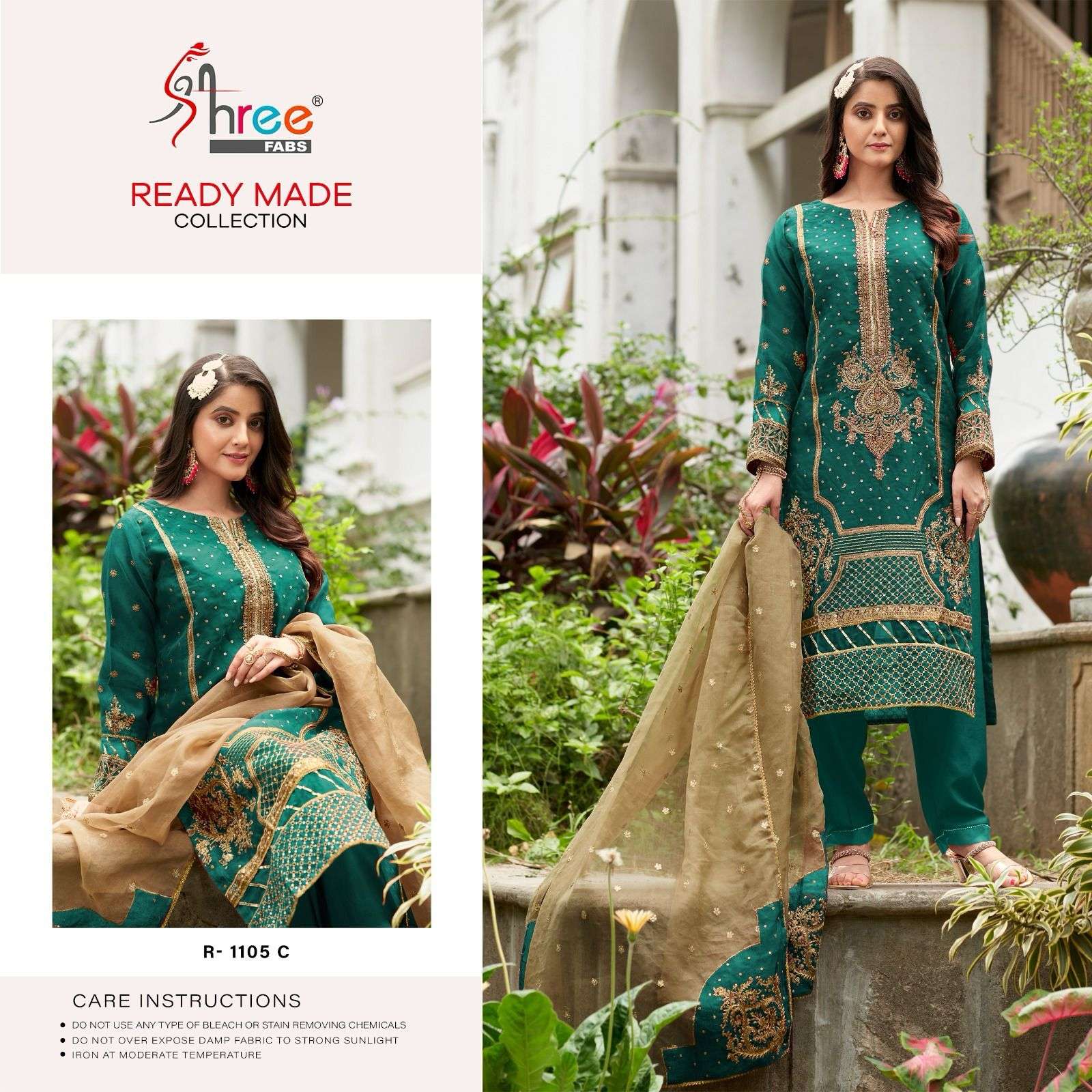 Shree R 1105 A To D Pakistani Suits Wholesale catalog