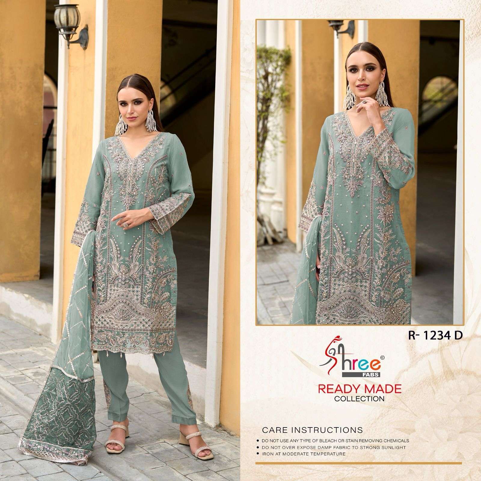 Shree R 1234 A To D Pakistani Suits Wholesale catalog