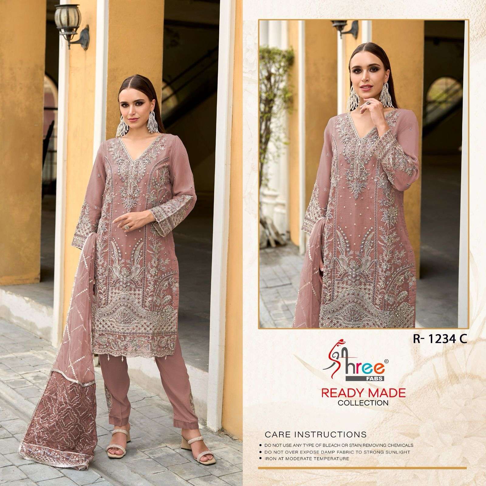 Shree R 1234 A To D Pakistani Suits Wholesale catalog