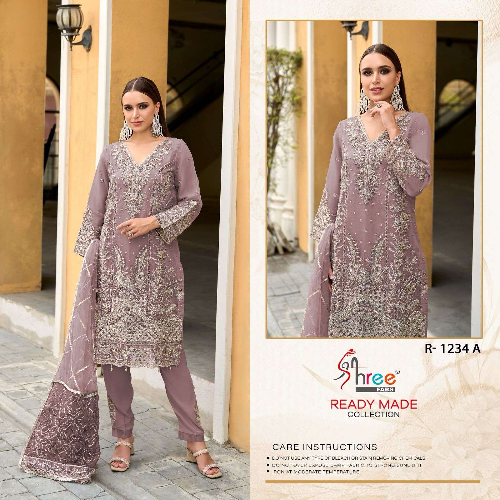 Shree R 1234 A To D Pakistani Suits Wholesale catalog