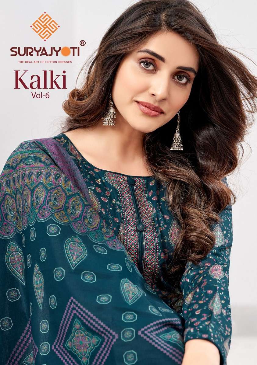 Suryajyoti Kalki Vol-6 -Dress Material -Wholesale Catalog