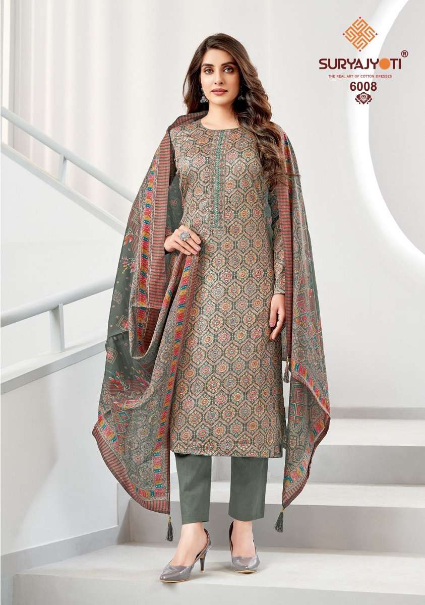 Suryajyoti Kalki Vol-6 -Dress Material -Wholesale Catalog
