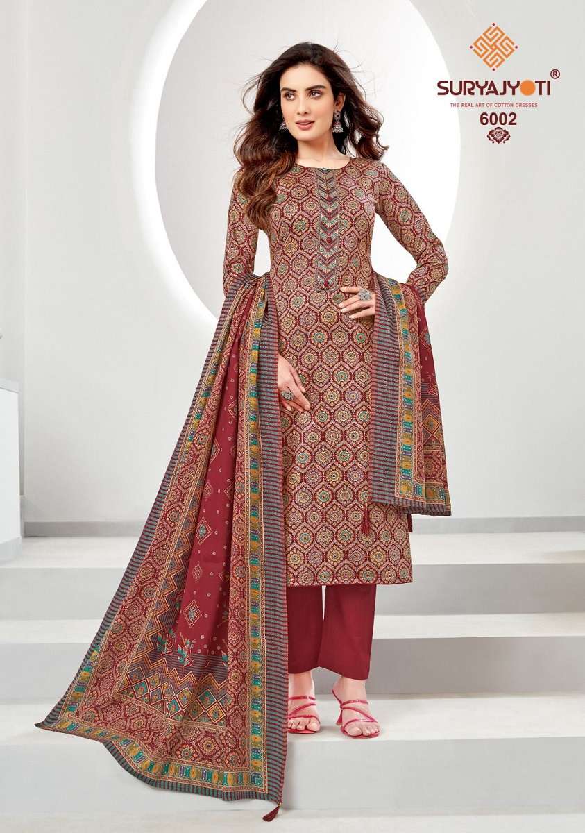 Suryajyoti Kalki Vol-6 -Dress Material -Wholesale Catalog