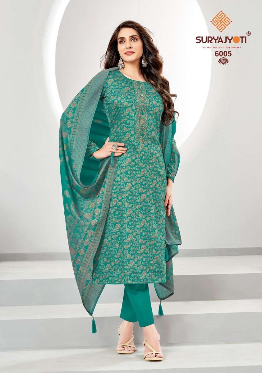 Suryajyoti Kalki Vol-6 -Dress Material -Wholesale Catalog