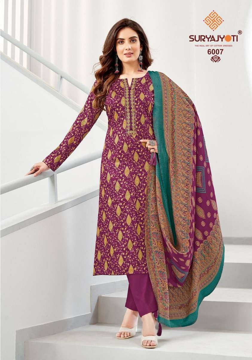 Suryajyoti Kalki Vol-6 -Dress Material -Wholesale Catalog
