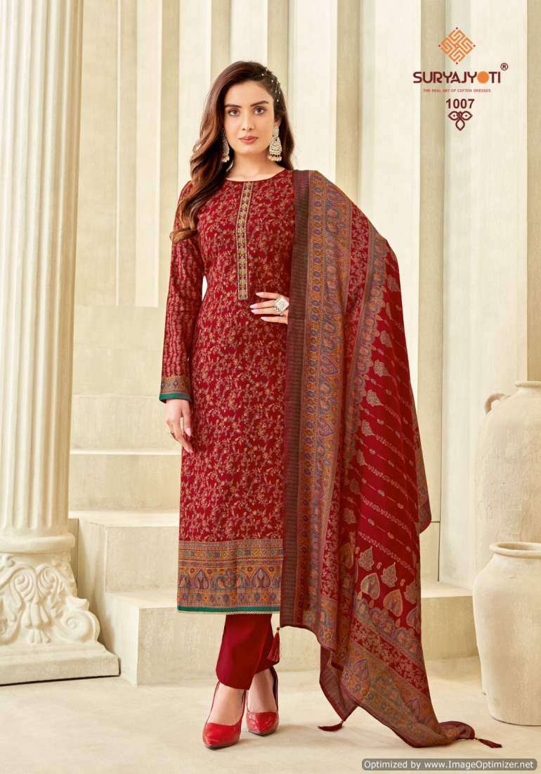 Suryajyoti Pushpa Vol-1 -Dress Material -Wholesale Catalog