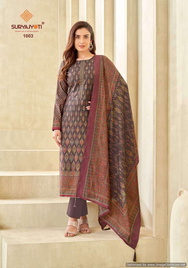 Suryajyoti Pushpa Vol-1 -Dress Material -Wholesale Catalog
