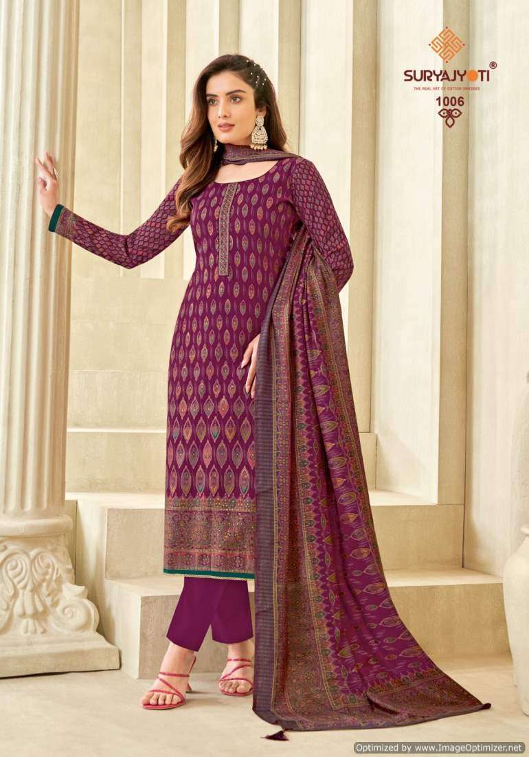 Suryajyoti Pushpa Vol-1 -Dress Material -Wholesale Catalog