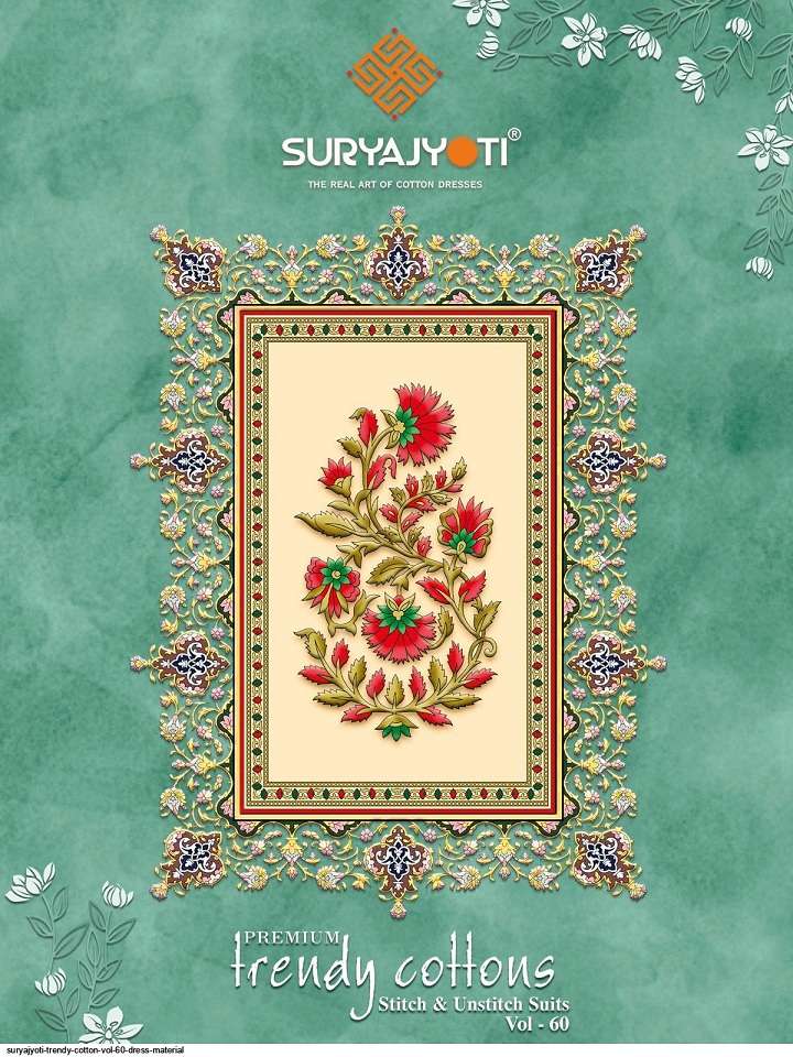 Suryajyoti Trendy Cotton Vol-60 – Dress Material -Wholesale Catalog