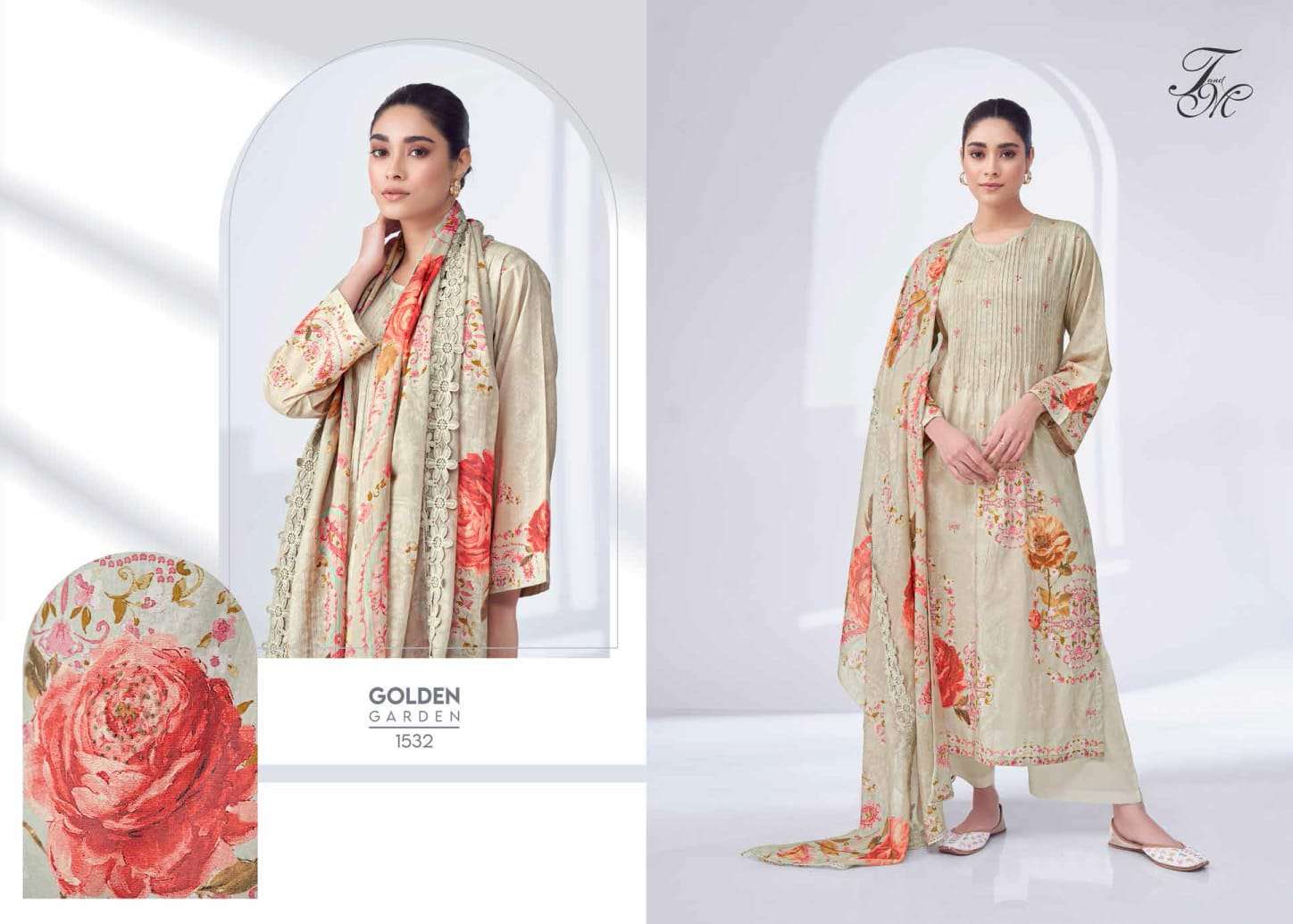 T&M GOLDEN GARDEN Salwar Kameez Wholesale catalog