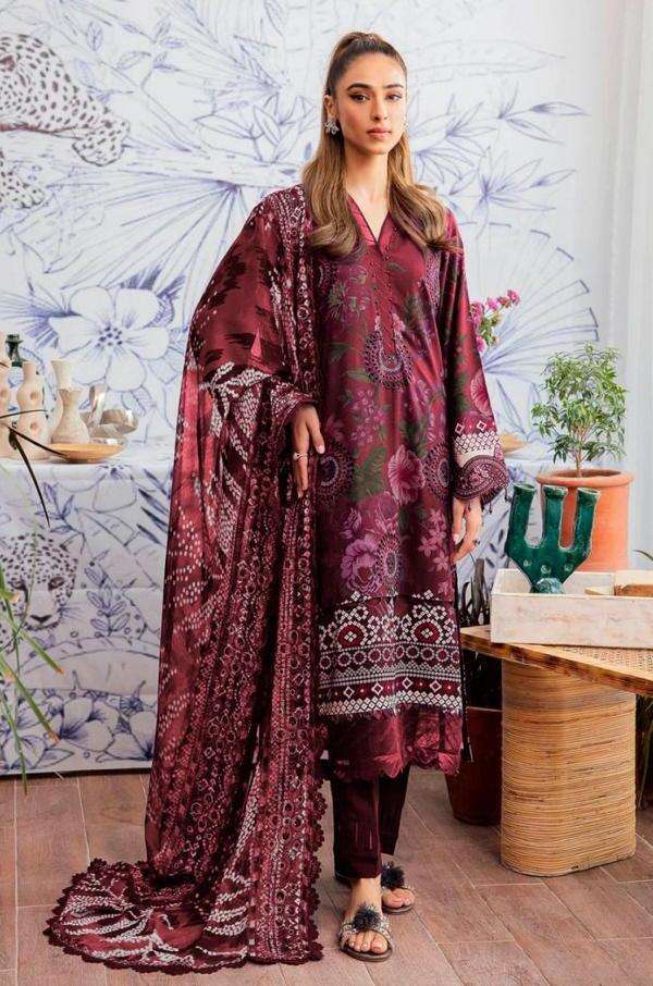 Taj 490 And 491 Chiffon Dupatta Hit Design Pakistani Suits Wholesale catalog