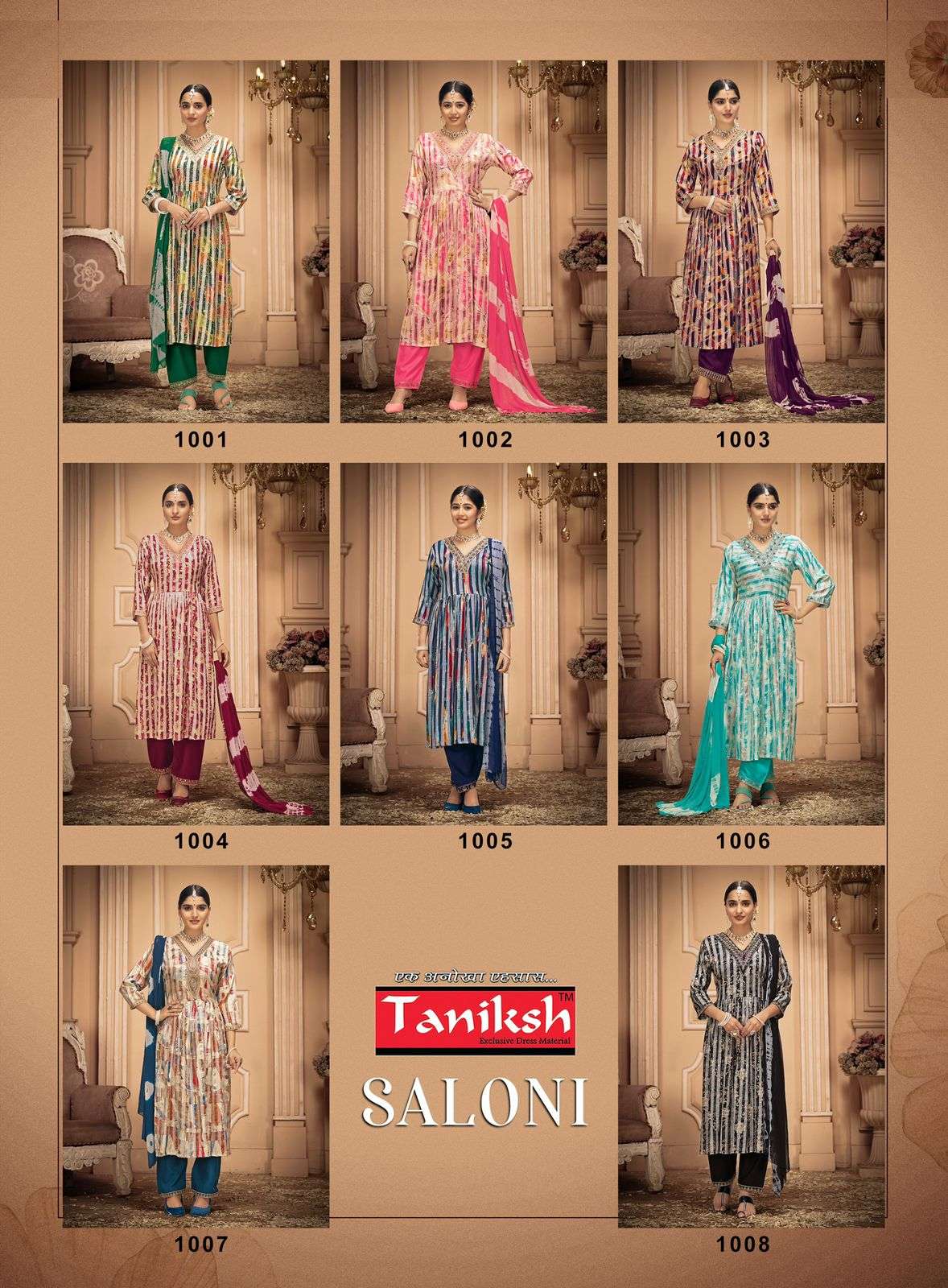 TANIKSH SALONI vol -1 Kurti Wholesale catalog