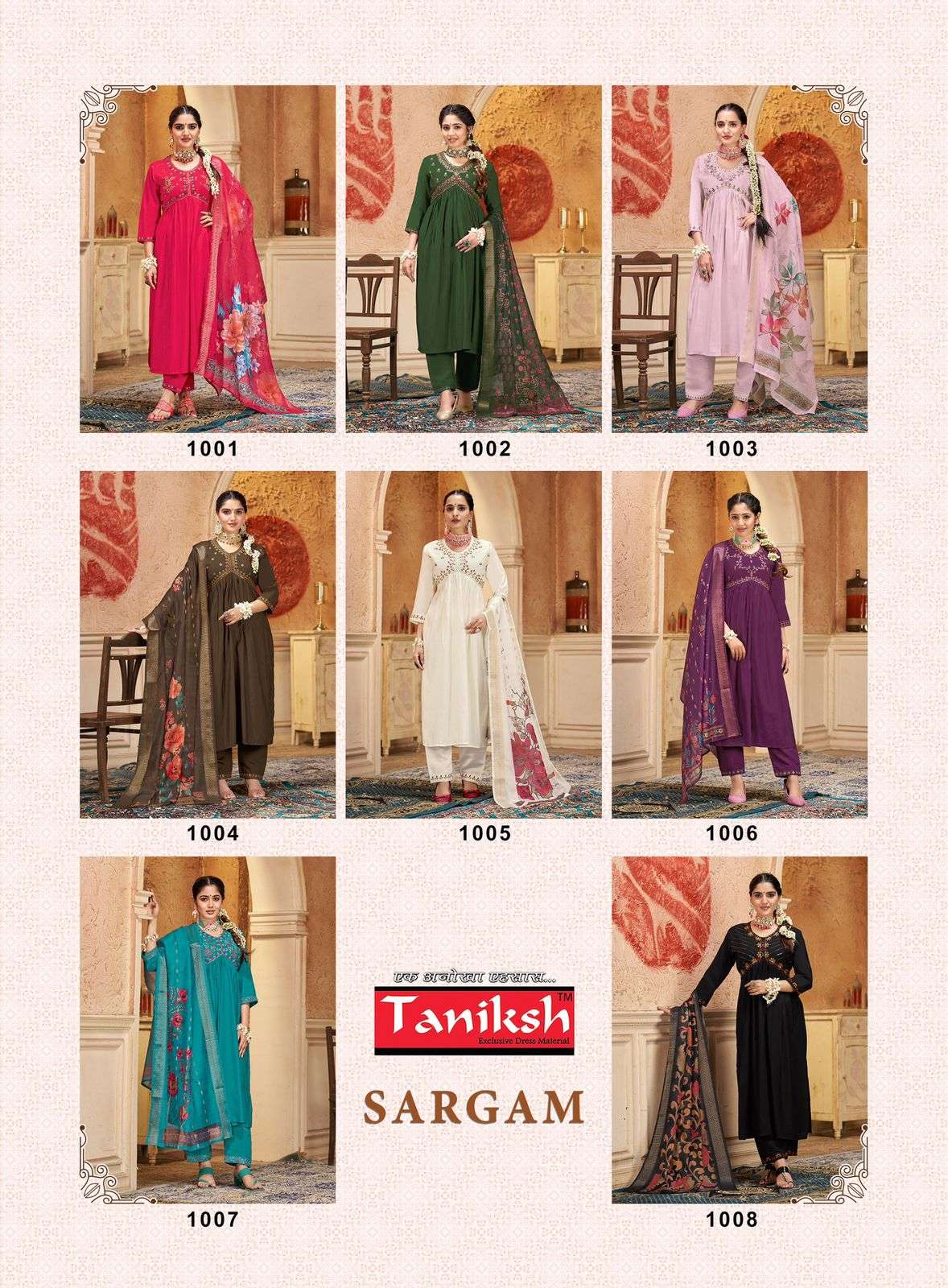 TANIKSH SARGAM vol -1 Kurti Wholesale catalog