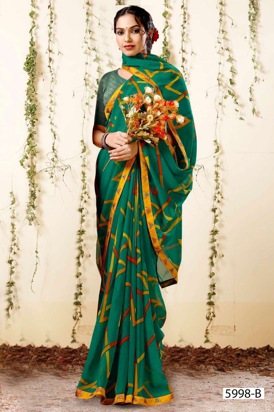 THAR 6263 INDER SILK MILLS Saree Wholesale catalog