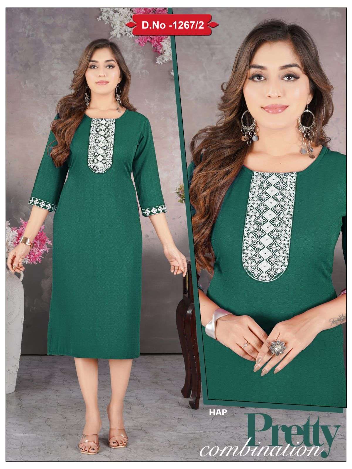 TRENDY SAMIKSHA 1267 Kurti Wholesale catalog