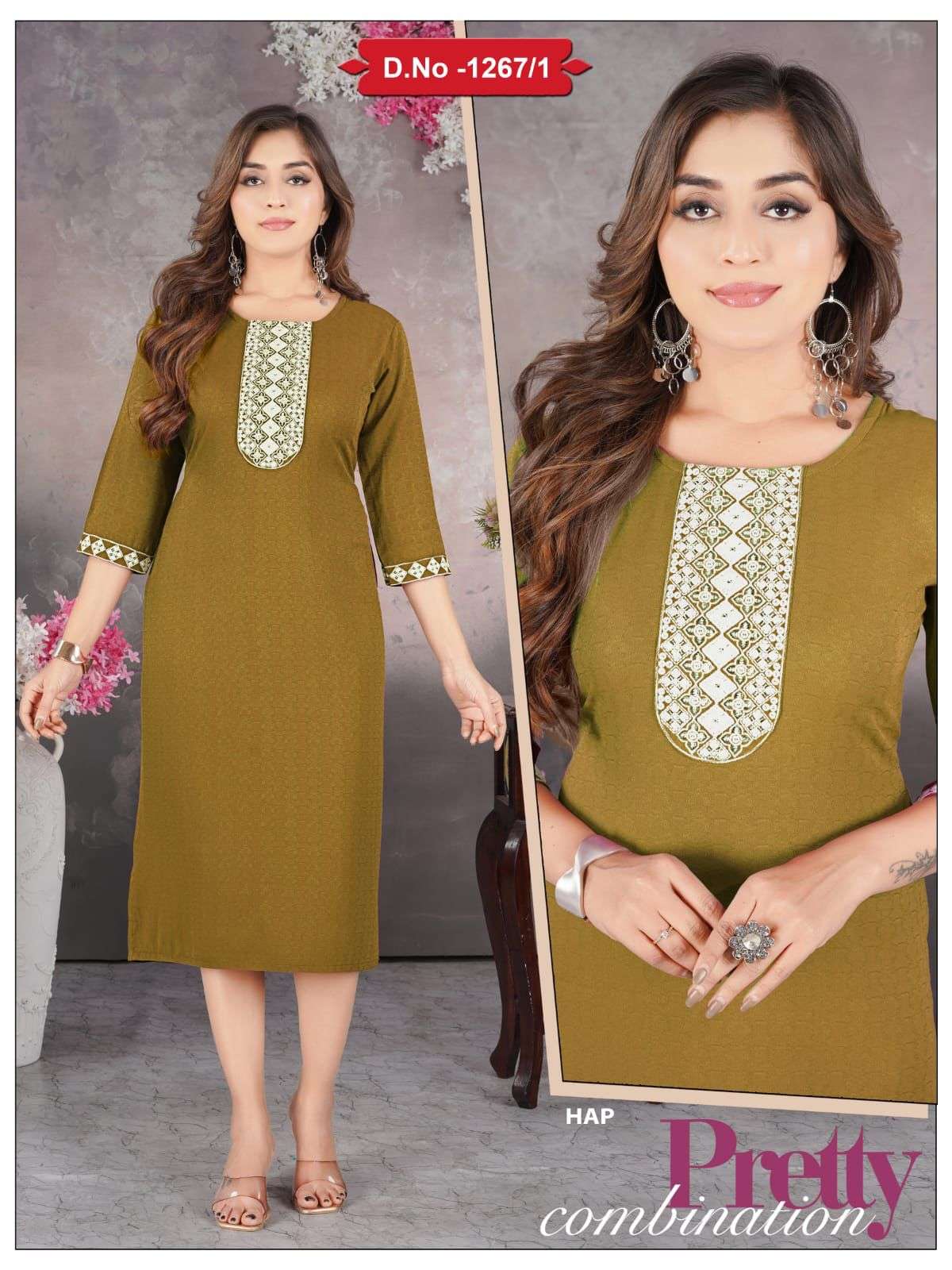 TRENDY SAMIKSHA 1267 Kurti Wholesale catalog
