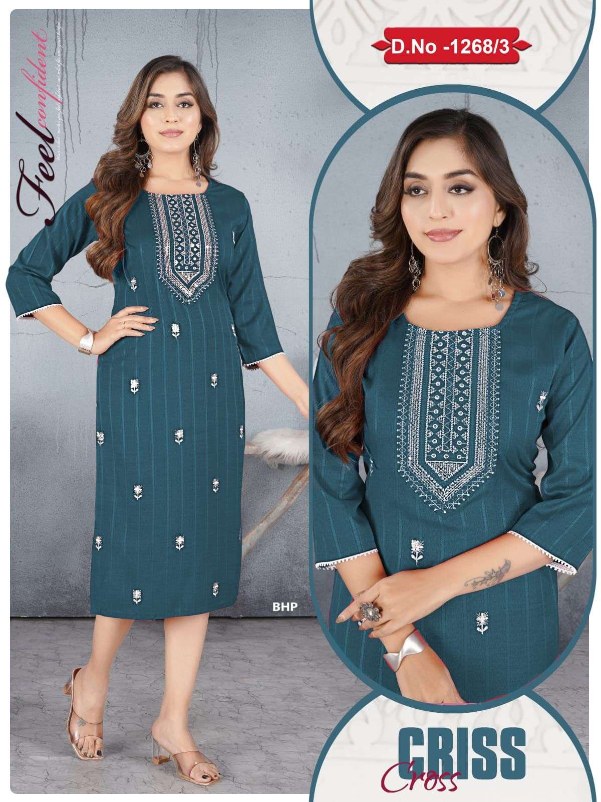 TRENDY SAMIKSHA 1268 Kurti Wholesale catalog