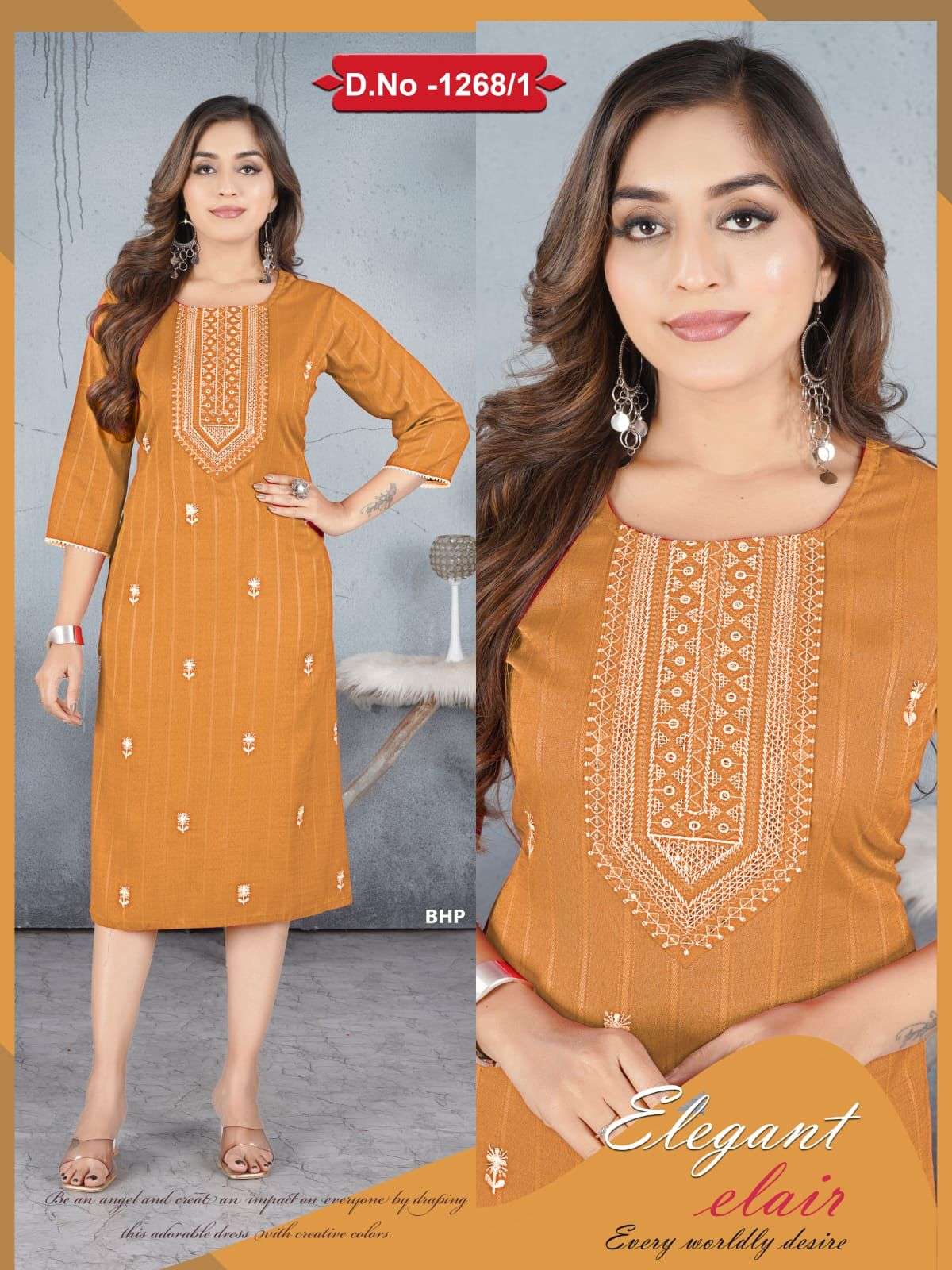 TRENDY SAMIKSHA 1268 Kurti Wholesale catalog