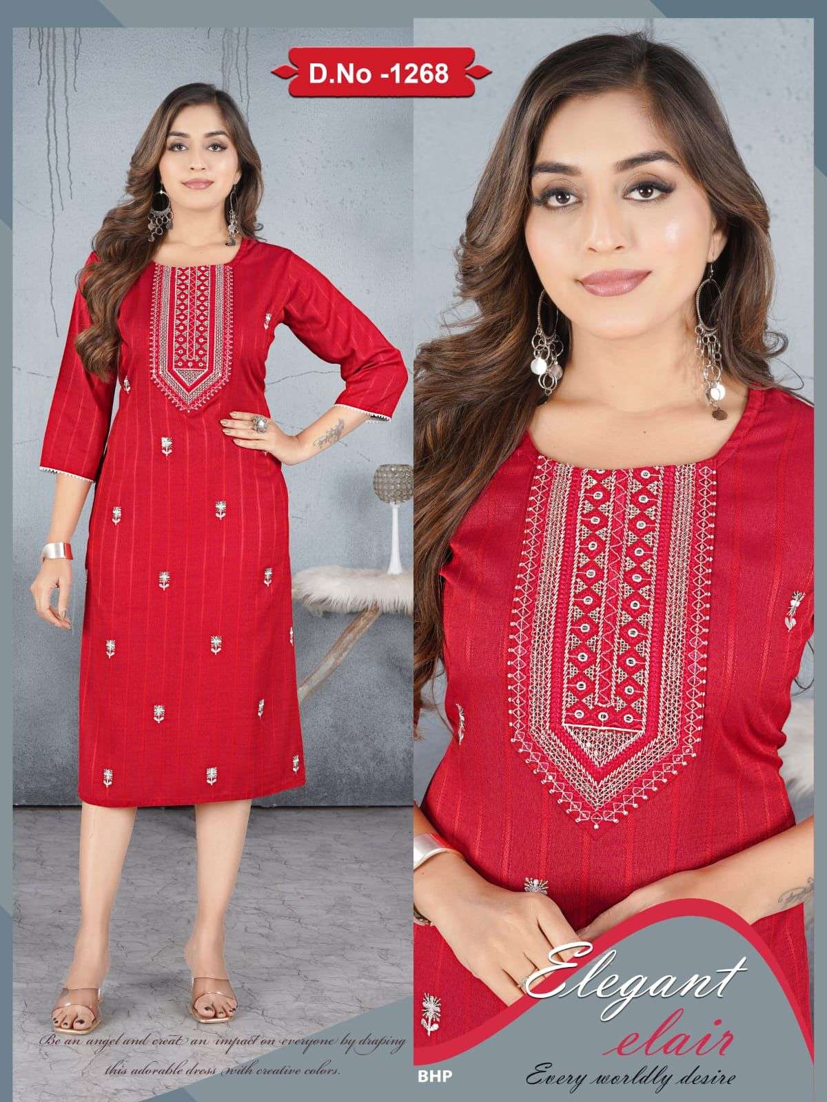 TRENDY SAMIKSHA 1268 Kurti Wholesale catalog