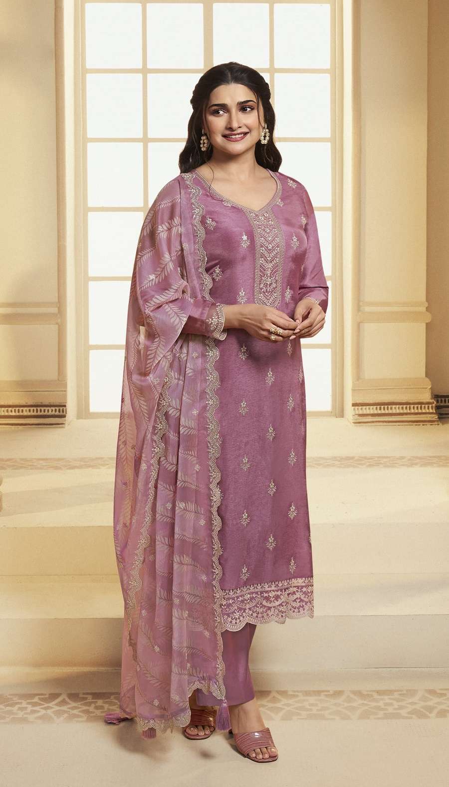 Vinay Kuleesh Shohini Dola Silk Designer Salwar Suits Wholesale catalog