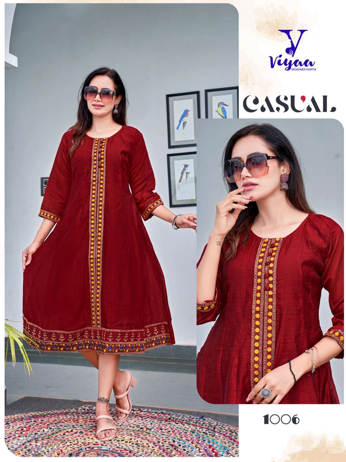 VIYAA DESIGNER PREETI Kurti Wholesale catalog