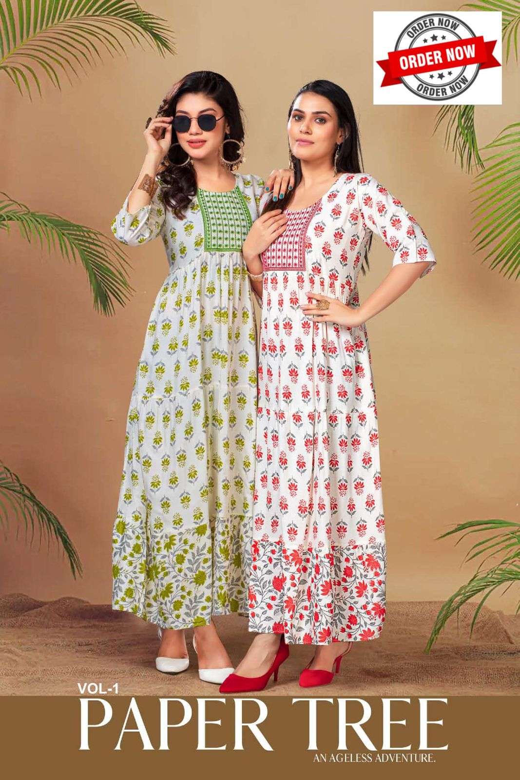 WHITE PAPER TREE VOL.1 Kurti Wholesale catalog