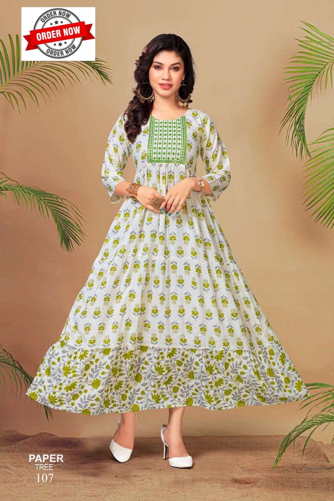 WHITE PAPER TREE VOL.1 Kurti Wholesale catalog