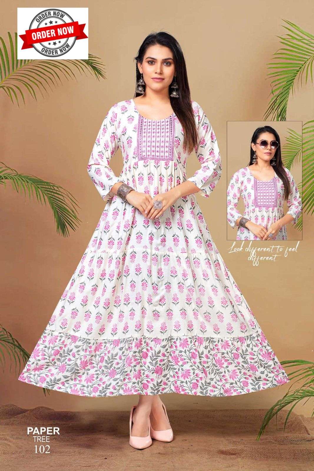 WHITE PAPER TREE VOL.1 Kurti Wholesale catalog