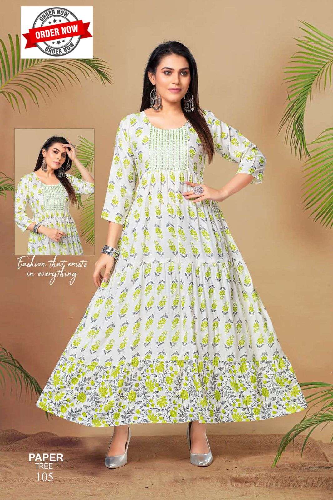 WHITE PAPER TREE VOL.1 Kurti Wholesale catalog