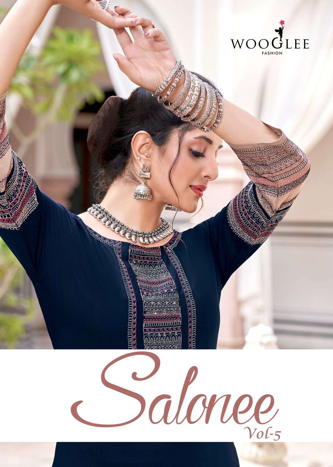 WOOGLEE Salonee Vol 5 Kurti Wholesale catalog