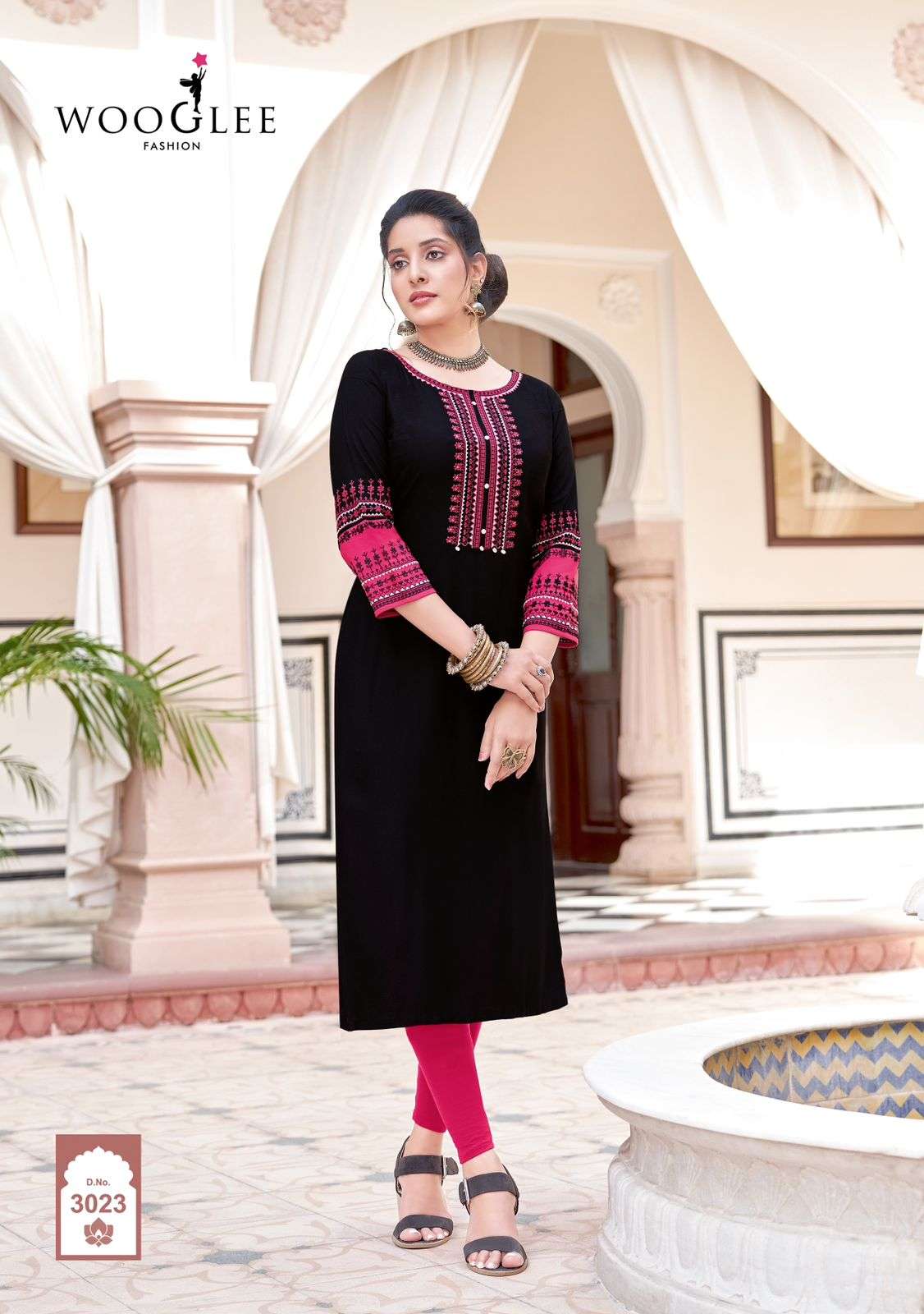 WOOGLEE Salonee Vol 5 Kurti Wholesale catalog