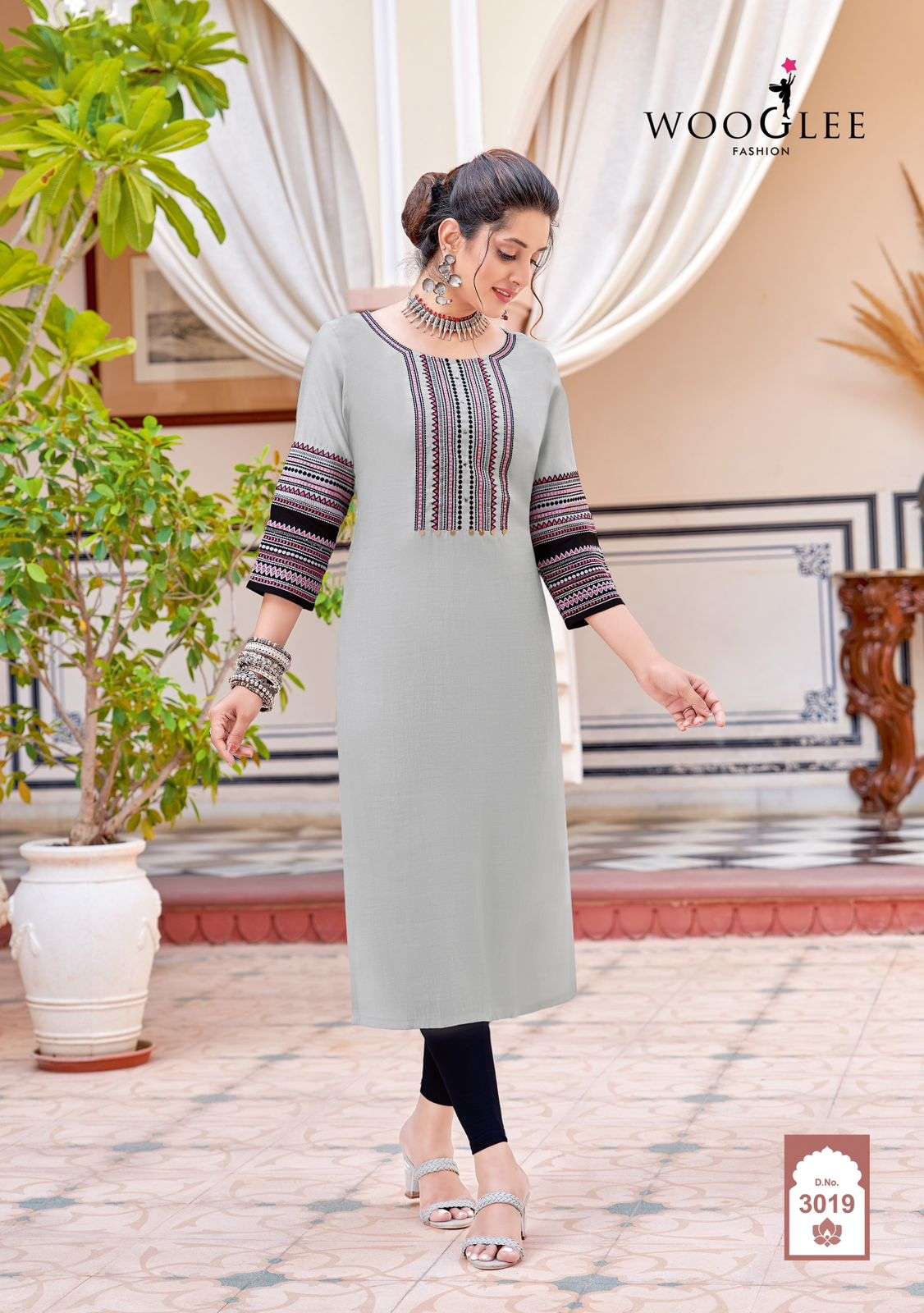 WOOGLEE Salonee Vol 5 Kurti Wholesale catalog