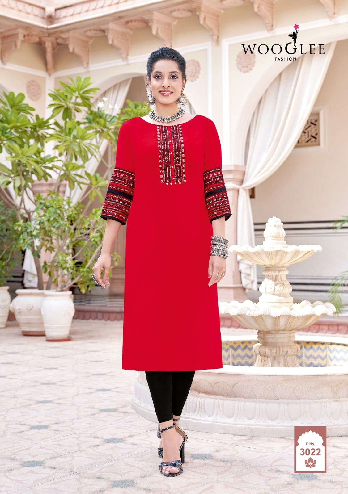 WOOGLEE Salonee Vol 5 Kurti Wholesale catalog