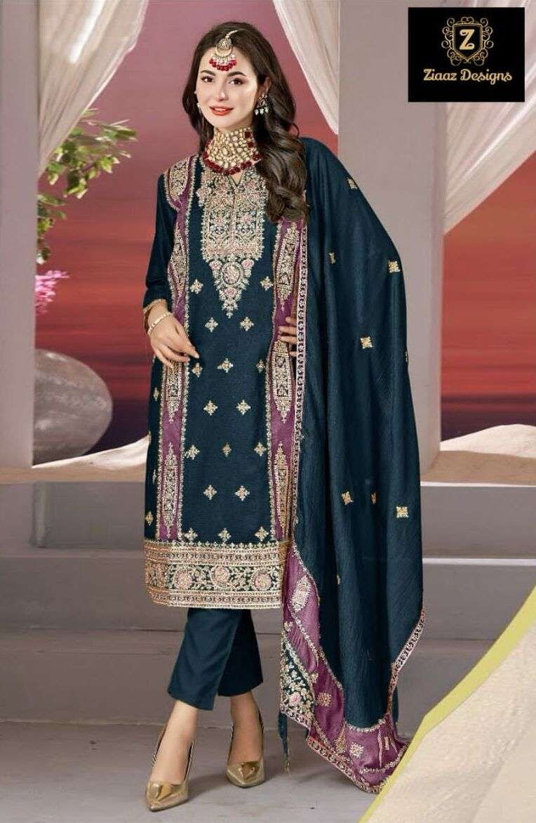 Ziaaz Designs 415 Dress Material Wholesale catalog