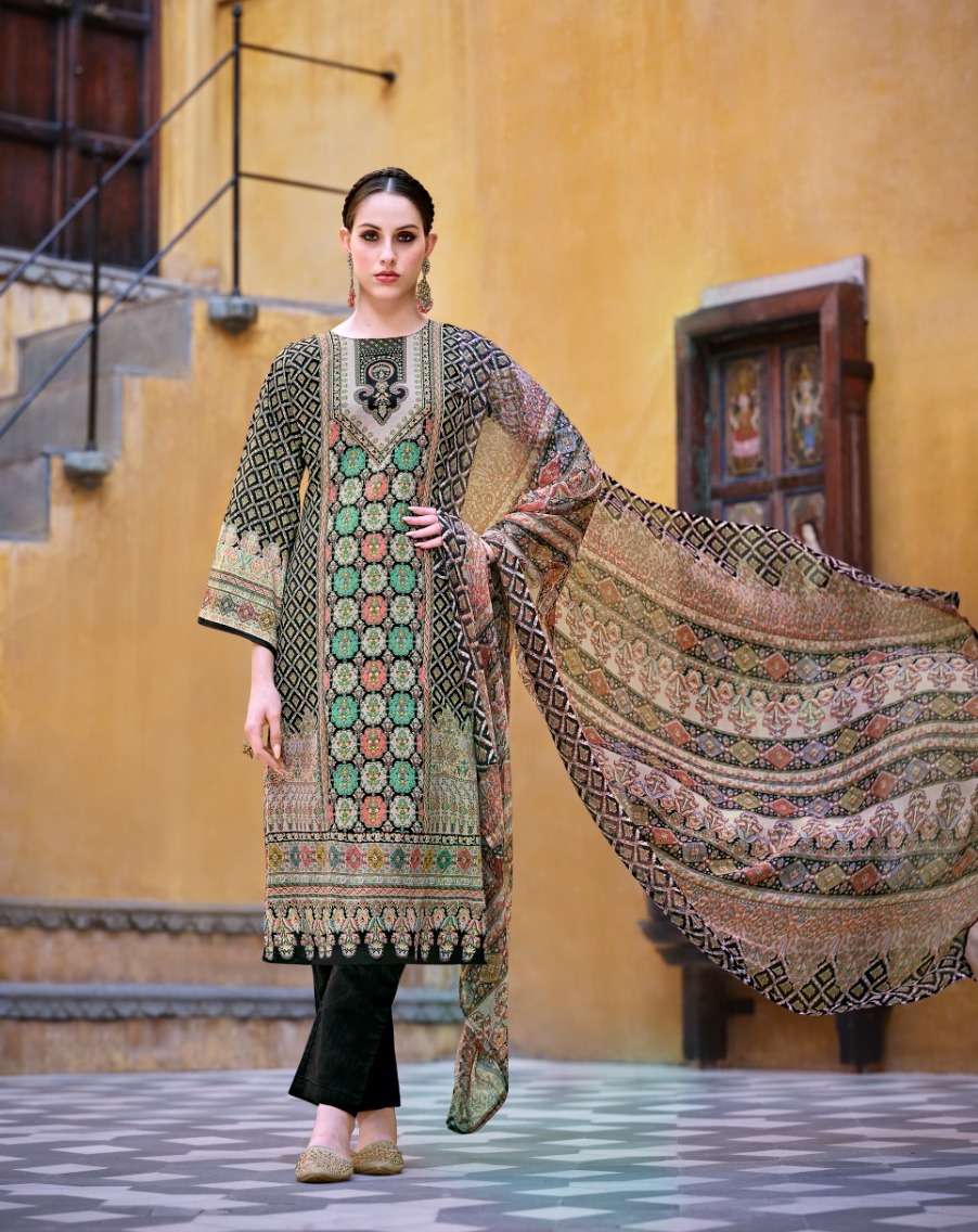 Zulfat Sabira Cotton Designer Dress Material  Wholesale catalog