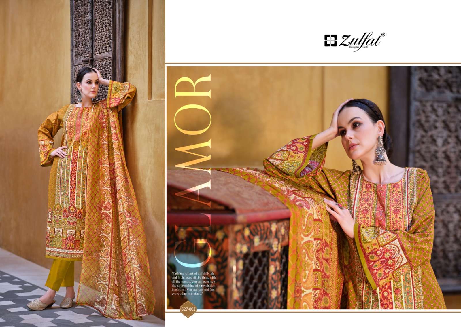 Zulfat Sabira Cotton Designer Dress Material  Wholesale catalog