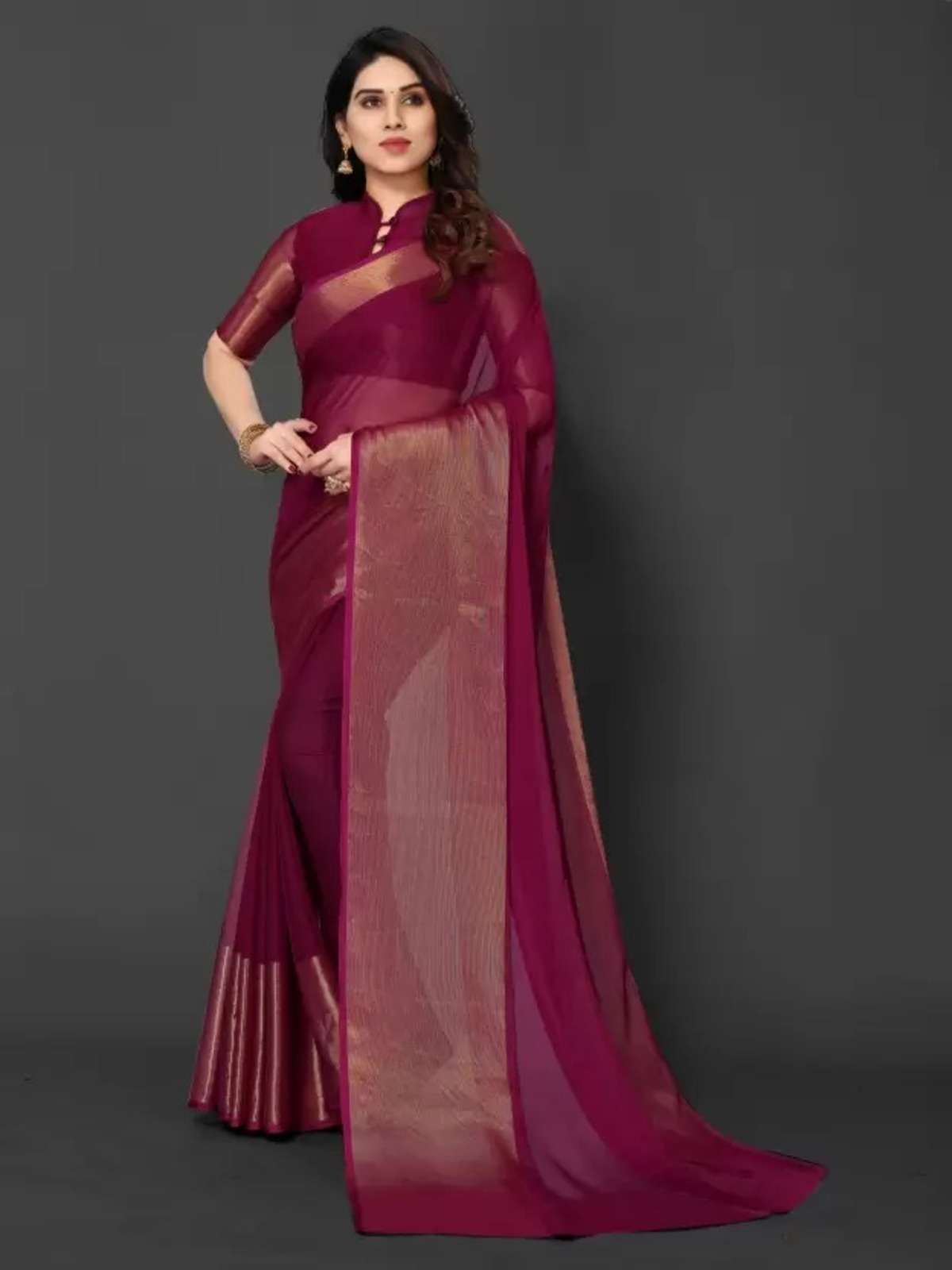 4by11 Chiffon Saree Wholesale catalog