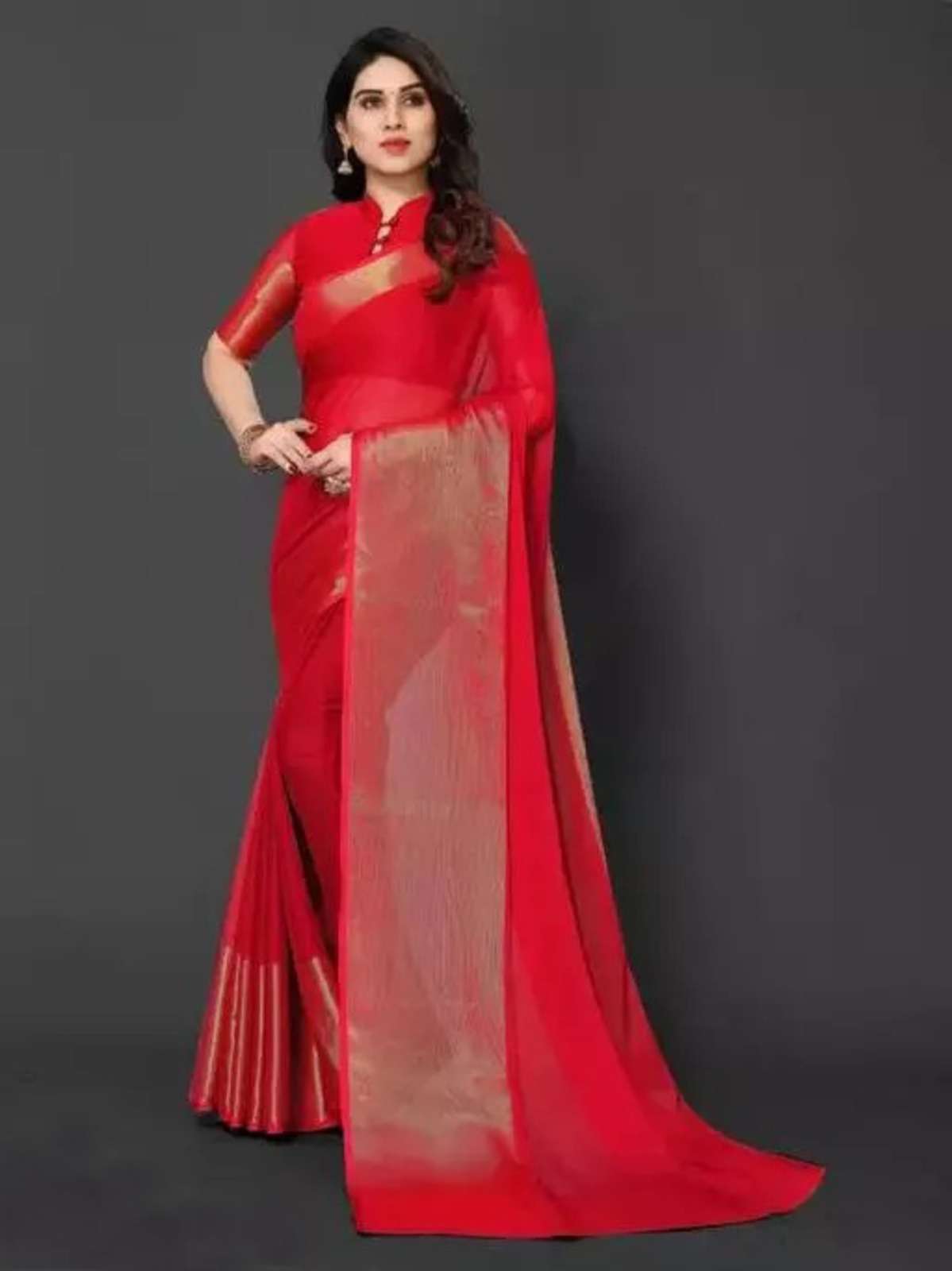 4by11 Chiffon Saree Wholesale catalog