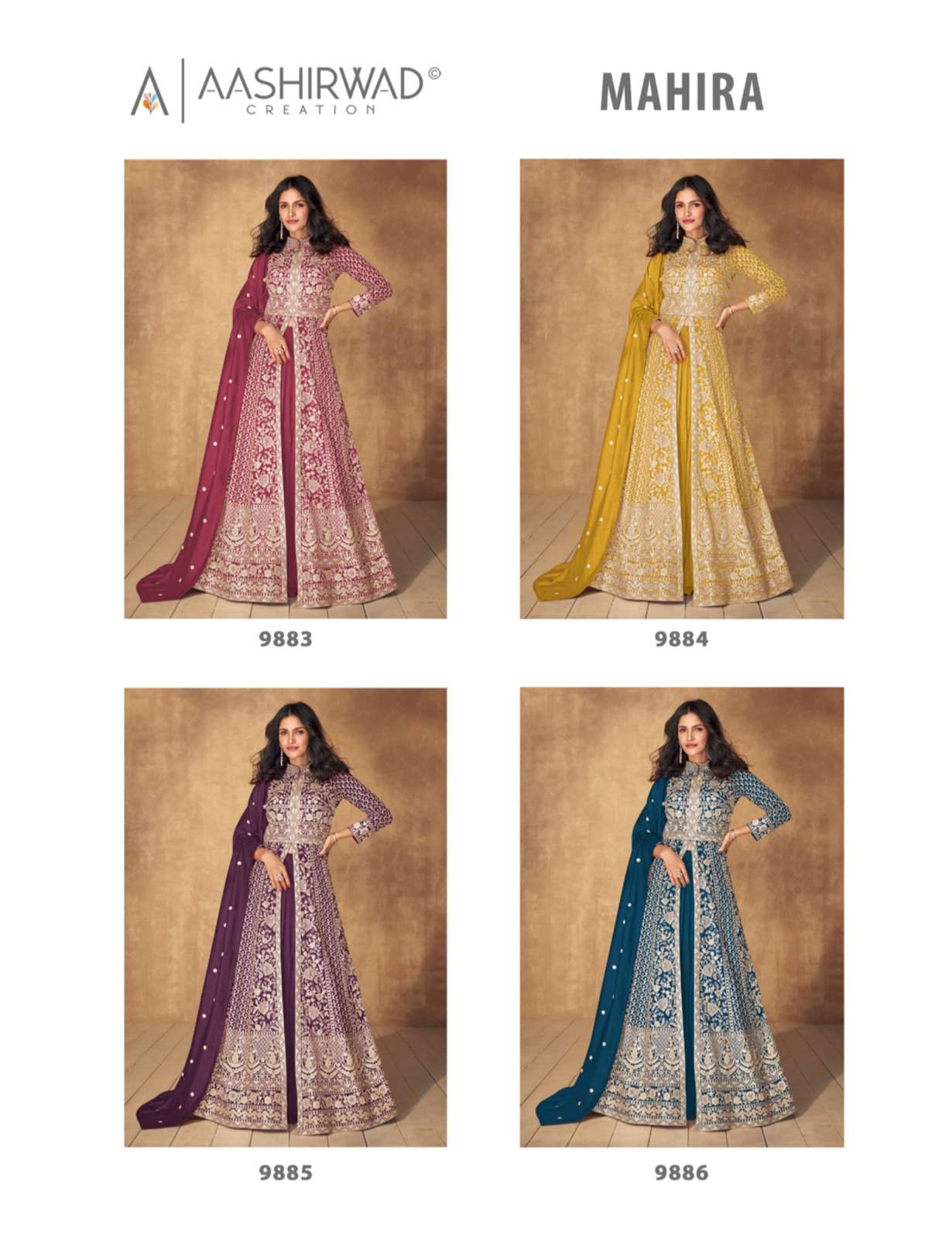 Aashirwad Gulkand Mahira Premium Silk Salwar Kameez Wholesale catalog