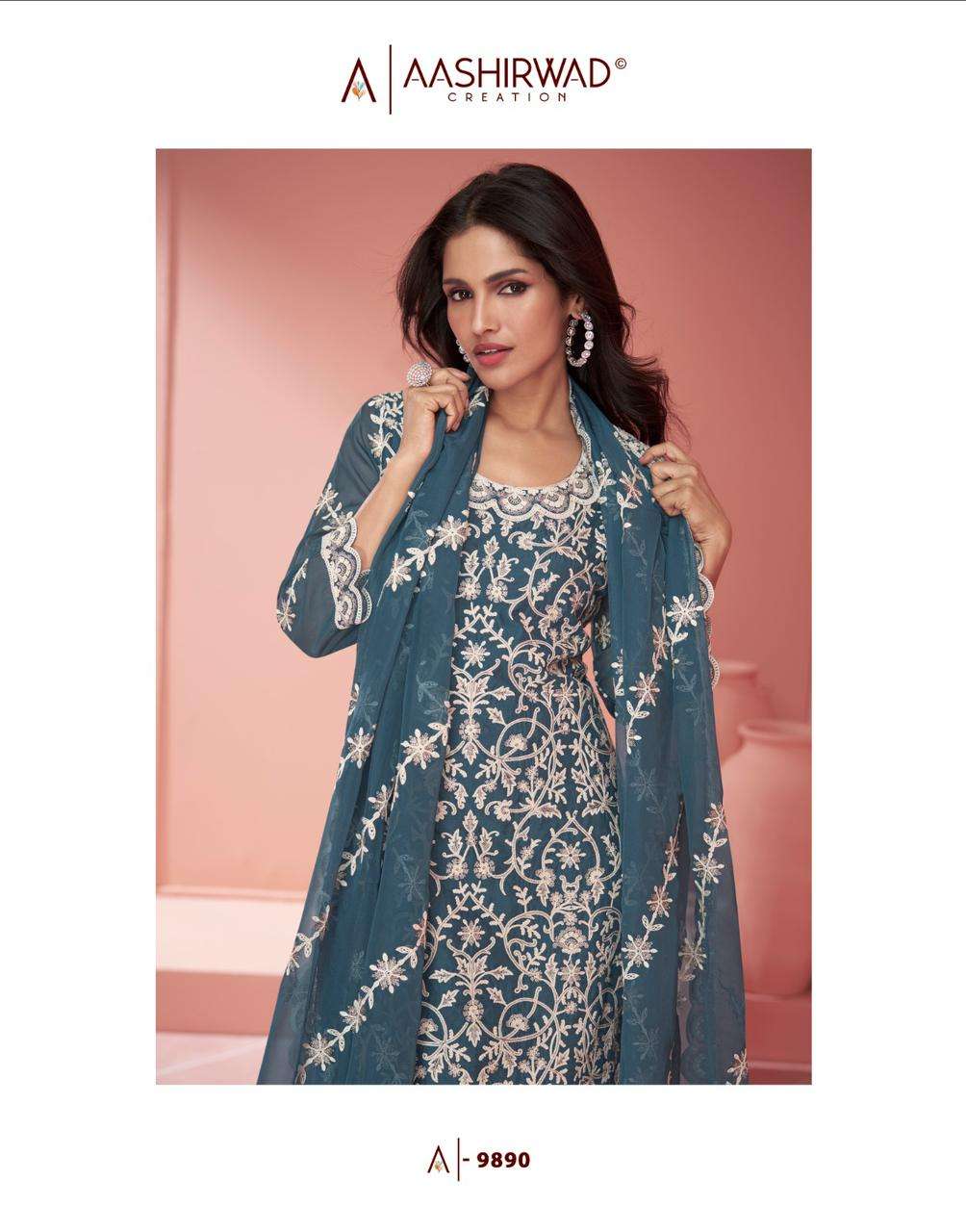 AASHIRWAD RAABTA Salwar kameez Wholesale catalog