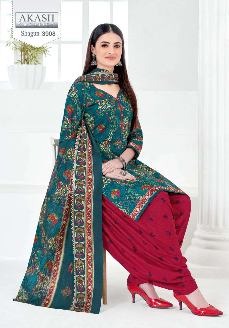 Akash Sahgun Vol-39 – Dress Material Wholesale Catalog