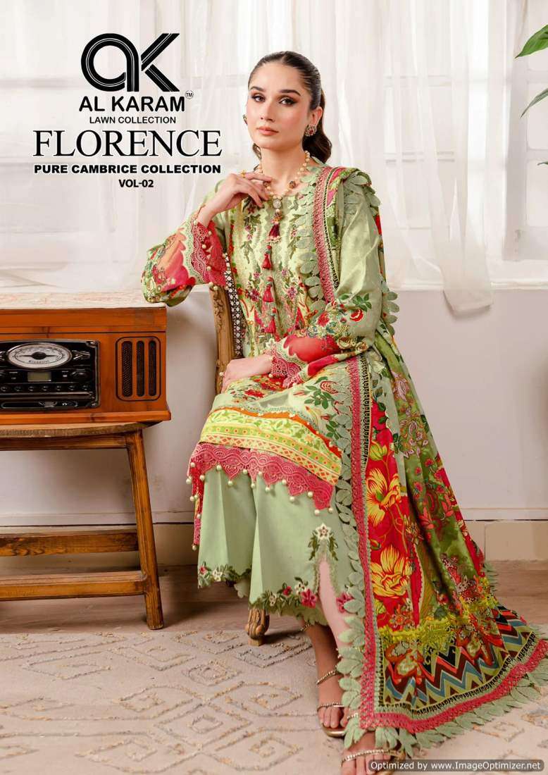 Al Karam Florence Vol-2 – Dress Material - Wholesale Catalog