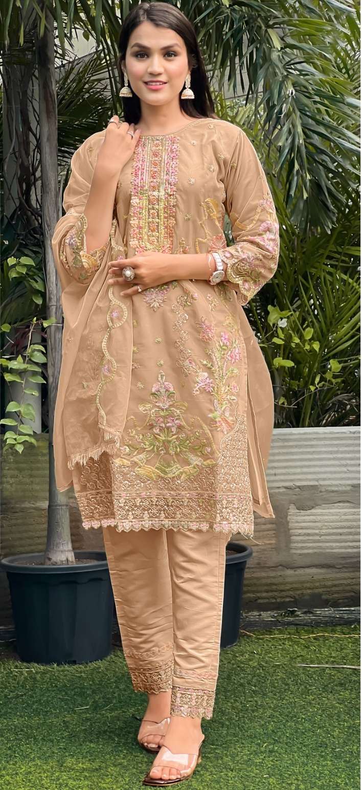 Alk Khushbu 5029 A And B Organza Salwar Kameez Wholesale catalog