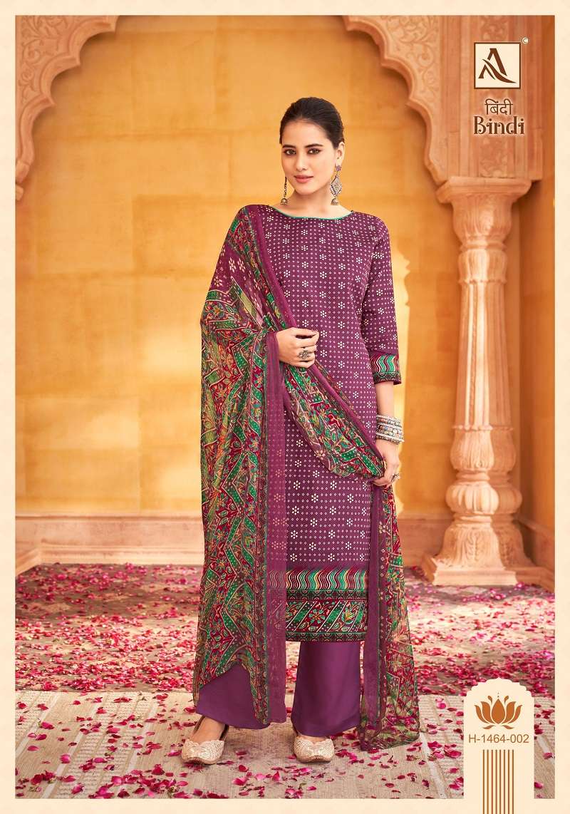Alok Bindi Digital Printed Dress Material Wholesale catalog