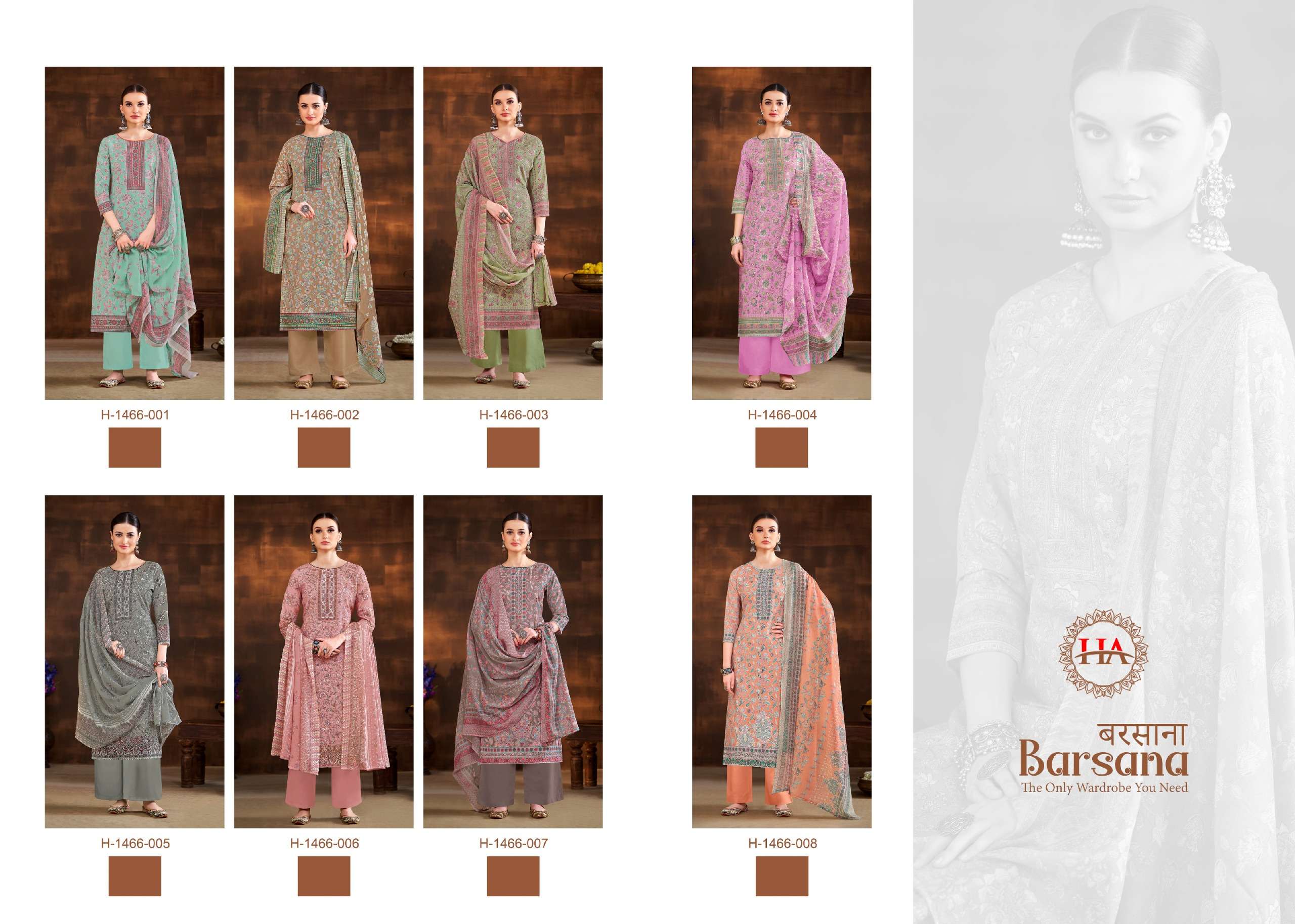 Alok Suit BARSANA salwar kameez Wholesale catalog