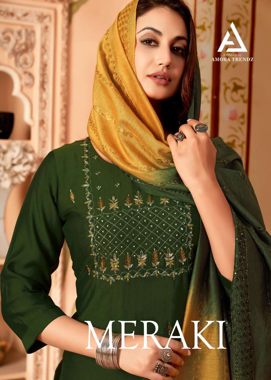 AMORA TRENDZ meraki Kurti Wholesale catalog