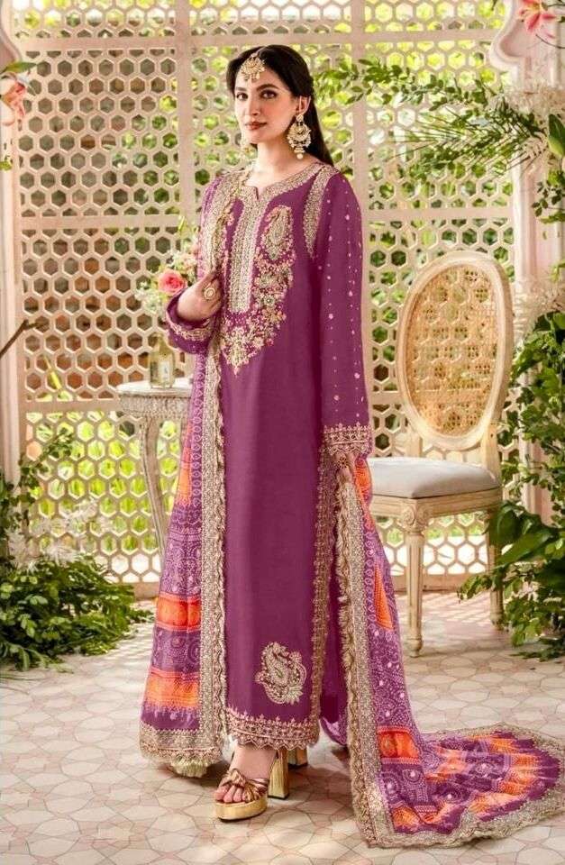 Anamsa 263 A To D Georgette Pakistani Suits Wholesale catalog 