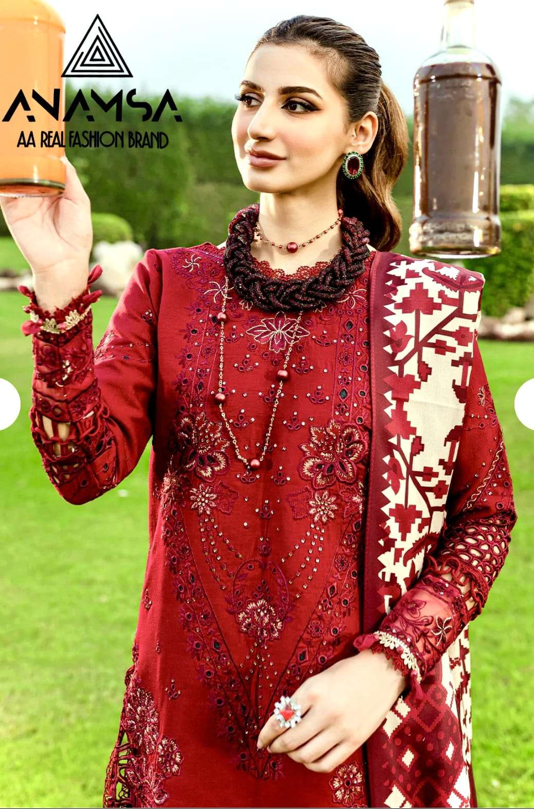 Anamsa 412 Sequence Work Salwar Kameez Wholesale catalog