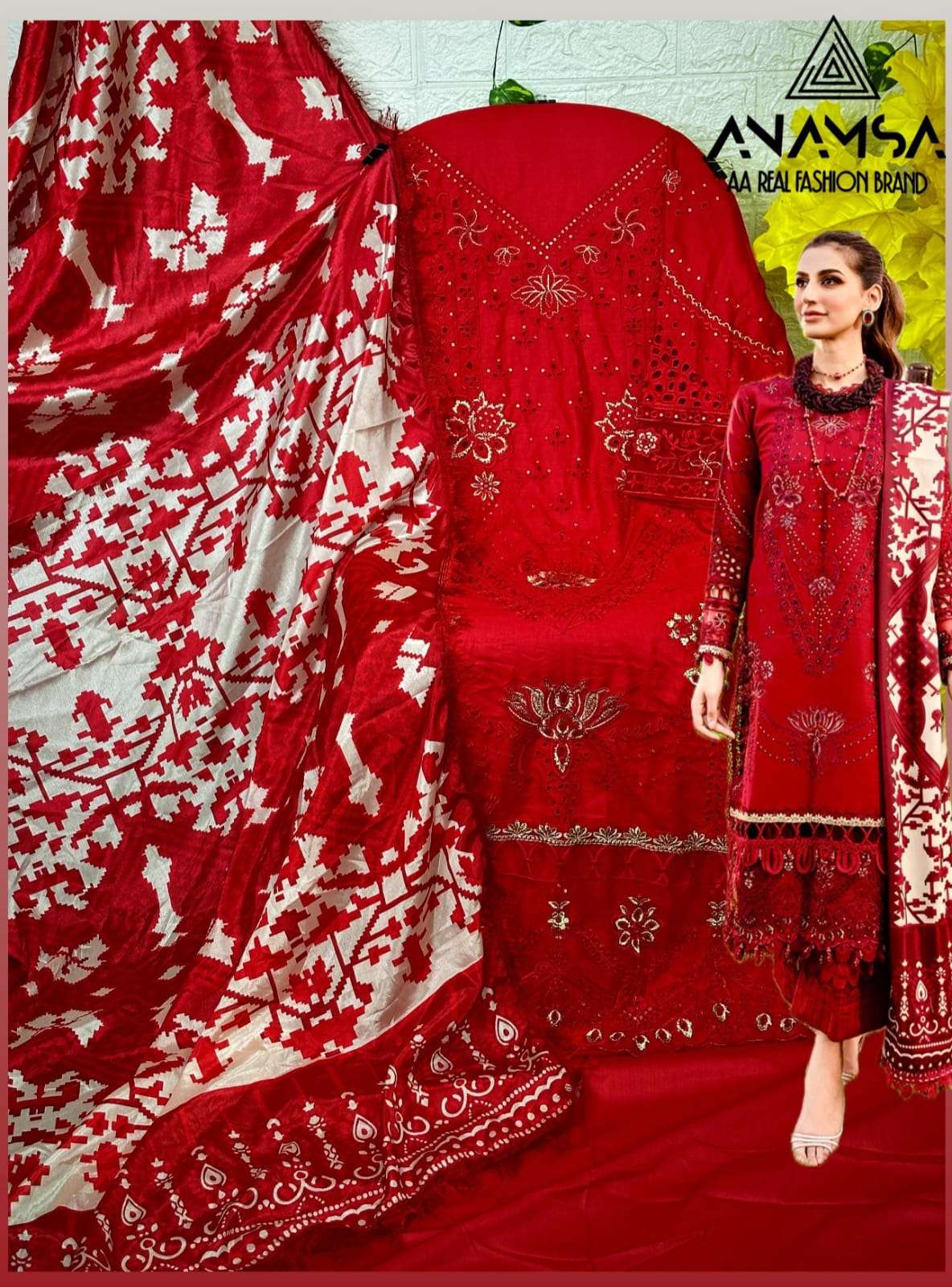 Anamsa 412 Sequence Work Salwar Kameez Wholesale catalog