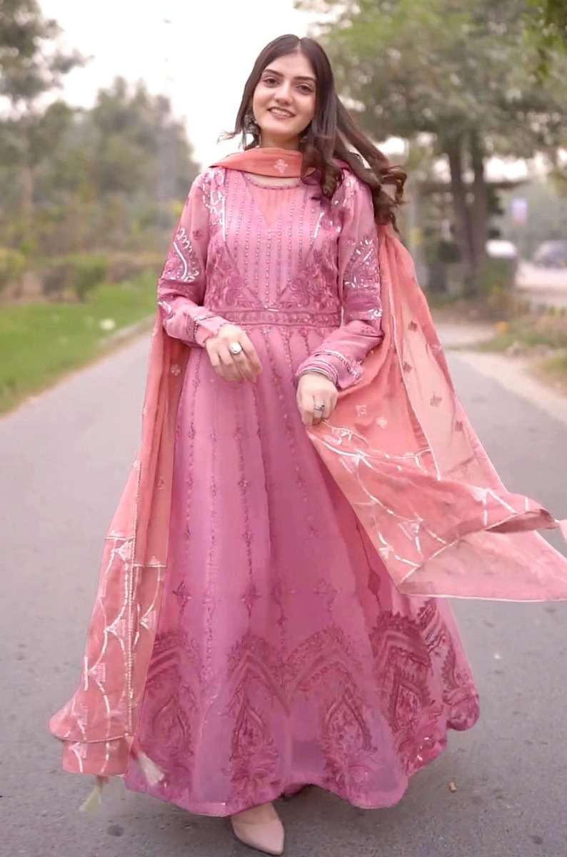 Anamsa 415 Georgette Sequence Work Salwar Suit Wholesale catalog